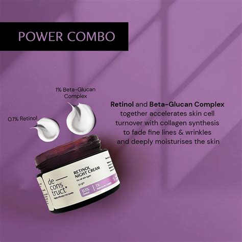 Buy Retinol Night Cream for All Skin Types Online at Deconstruct
