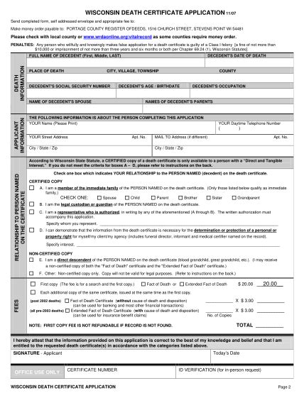 16 make a death certificate online - Free to Edit, Download & Print ...