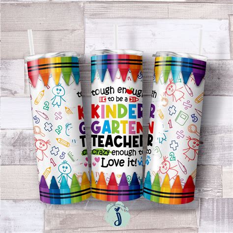 Kindergarten Teacher Gift, Teacher Appreciation Gift, Teacher Tumbler ...