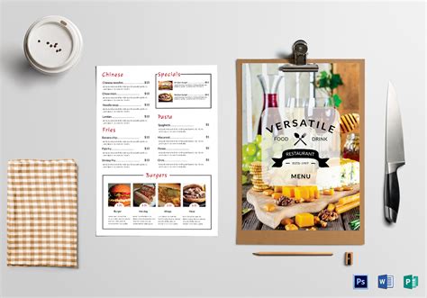 Simple Food Menu Design 的图像结果
