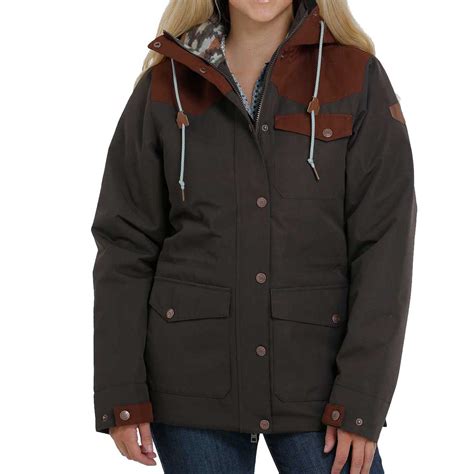 Cinch Women’s Barn Coat with Aztec Stripe Lining MAJ9860001 – Yoder's ...