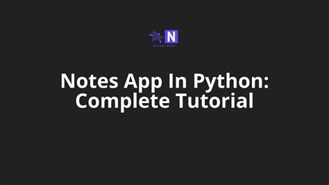Notes Taking App Using Python 的图像结果
