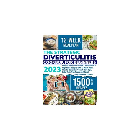 Buy Diverticulitis Cookbook: Quick & Easy Clear Liquid, Low Residue ...
