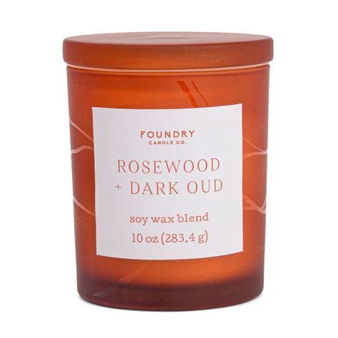 Foundry Candle Co. Rosewood & Dark Oud Scented Soy Candle - Shop ...