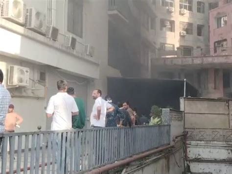 Massive fire breaks out in the basement of Sky Complex in Sector-11 ...
