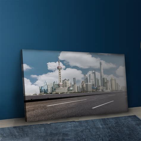 Oriental Pearl TV Tower - City Skylines & City Scapes Canvas Wall Art ...