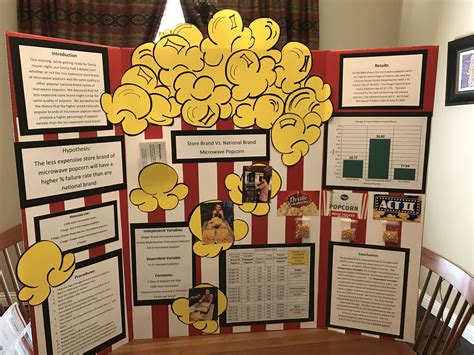 Popcorn Science Fair Experiment