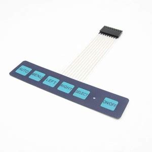 arduino M885 1x6 Matrix Array 6 Key Membrane Switch Keypad Keyboard 1*6 ...