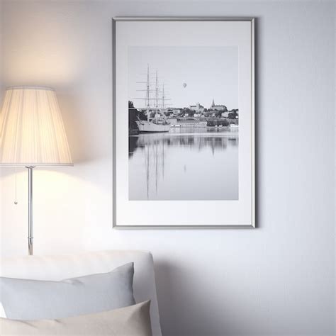 SILVERHÖJDEN frame, silver-colour, 61x91 cm (24x35 ¾") - IKEA