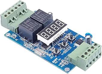 Allianztec 2 Channel DC 12V Programmable Time Relay 30 Steps time Multi ...