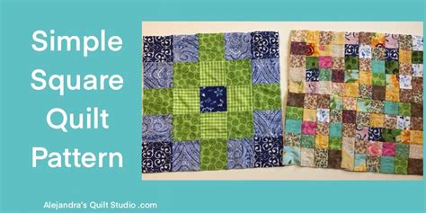 Image result for Simple Square Quilt Patterns