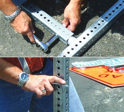 Image result for Install Breakaway Sign Posts