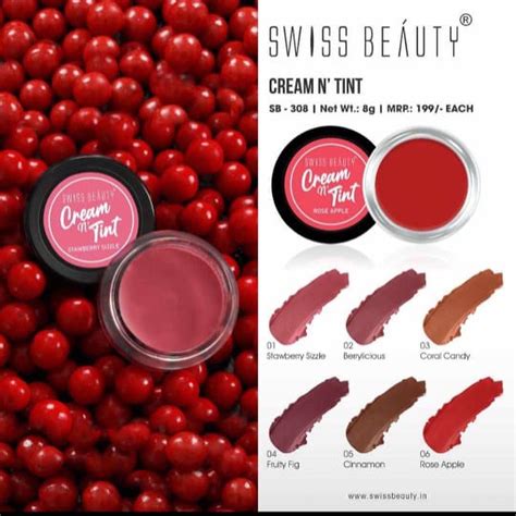 Swiss Beauty LIP AND CHEEK CREAM N' TINT | Fashion Storm India