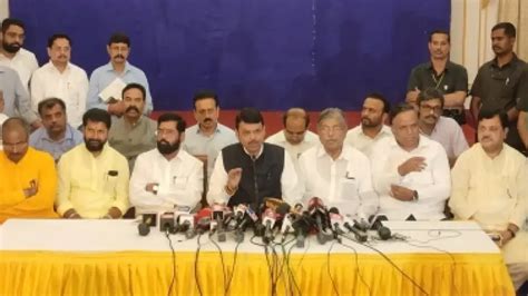 Shiv Sena leader Eknath Shinde to be next Maharashtra CM, Fadnavis ...