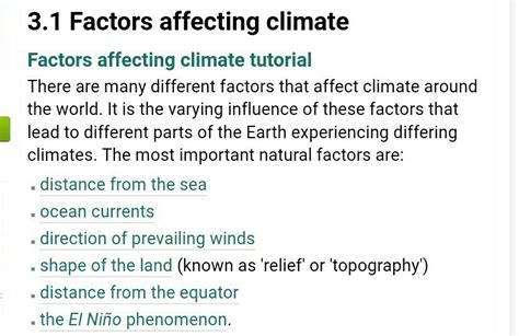how does the distance from sea affect climate ? class 5. plzz justify ...