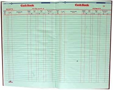 Cash Book Register 70 GSM Ledger Paper Cash Register Hard Register ...