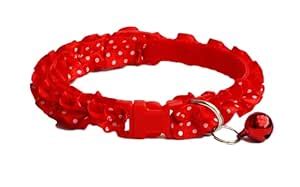 Adjustable Cat Collars Cute Ribbon Tie with Bell, Safety Identification ...