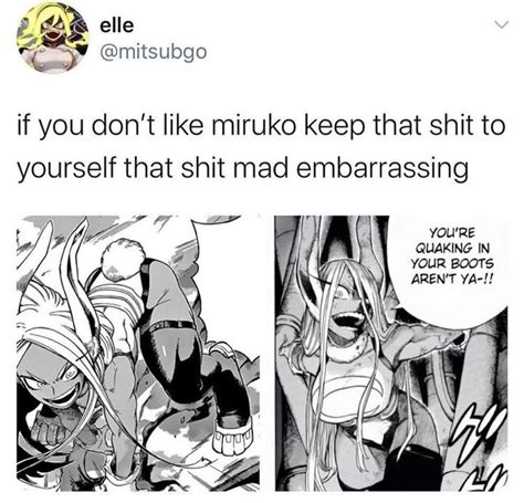 Don't ever disrespect Miruko around me 🤩 | My hero academia memes, My ...