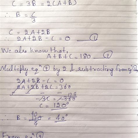 In ∆ABC if angle A=3 angle B and angle C=2 angle B then find all the ...