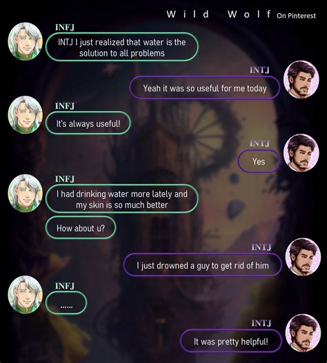 INFJ X INTJ Texting meme | Infj relationships, Mbti relationships, Infj