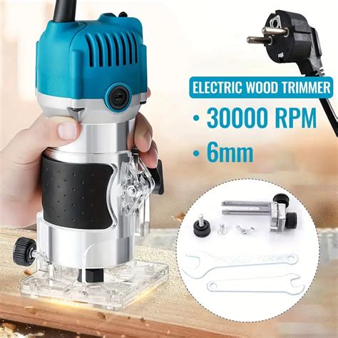 1 set of routers for wood, router tool for wood edges, compact handheld router for wood, manual ...