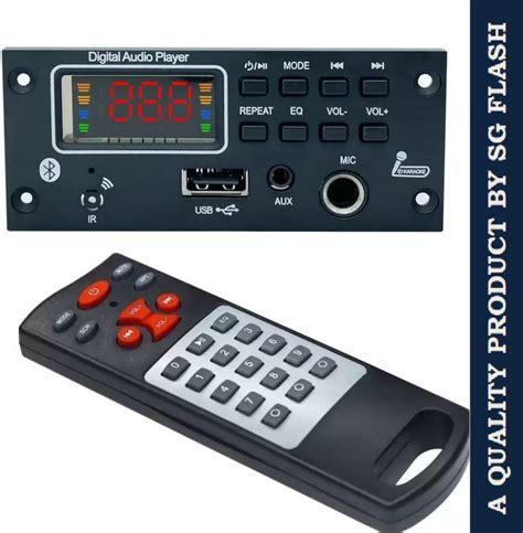SG Flash Blue Tooth TF USB FM MIC AUX MP3 Player 5V 12V Decoding Module ...