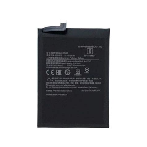 Battery for Xiaomi Poco X3 Pro BN57 – Indclues