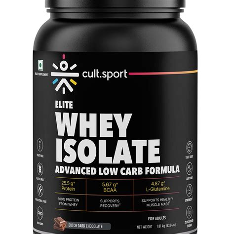Buy Elite Whey Isolate Advanced Whey Protein - 1.81Kg | Protein Powder ...