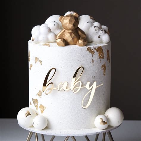 Simple Baby Shower Cakes 的图像结果