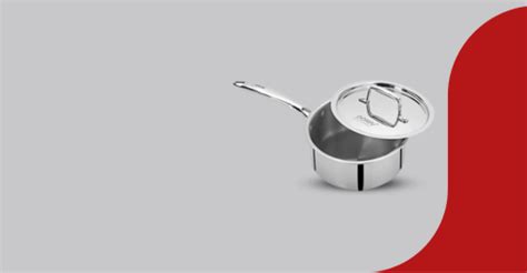VINOD - DONIV Stainless Steel Triply Sauce Pan With Cover - Buy Online ...