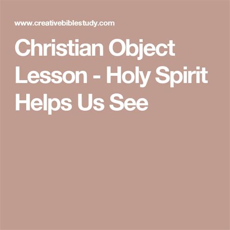 Image result for Object Lesson On Trusting God