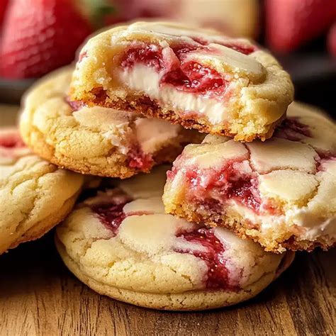 Strawberry Cheesecake Cookies Recipe - Recipes Epic