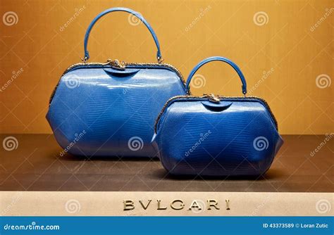 Woman bags Bulgari editorial stock image. Image of brand - 43373589