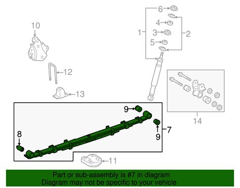 48210-04702 - High-Quality Leaf Spring for 2016-2023 Toyota Tacoma | AutoNation Parts