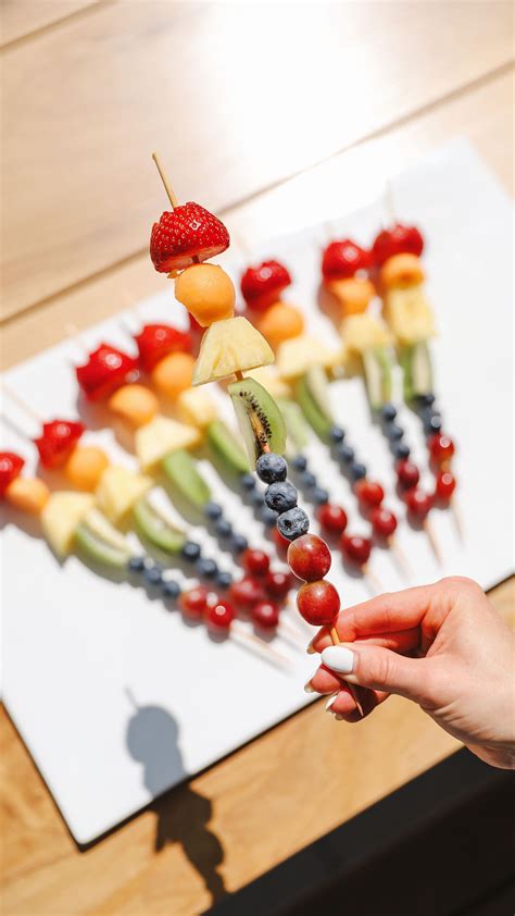 Safeway - Rainbow Fruit Skewers | Recipe in 2024 | Rainbow fruit skewers, Fruit skewers, Rainbow ...