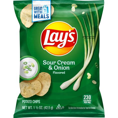 Lay's, Sour Cream & Onion Flavored, Potato Chips - SmartLabel™