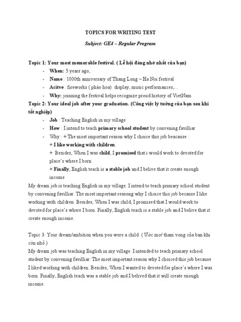 Image result for GE Study Guide Writing