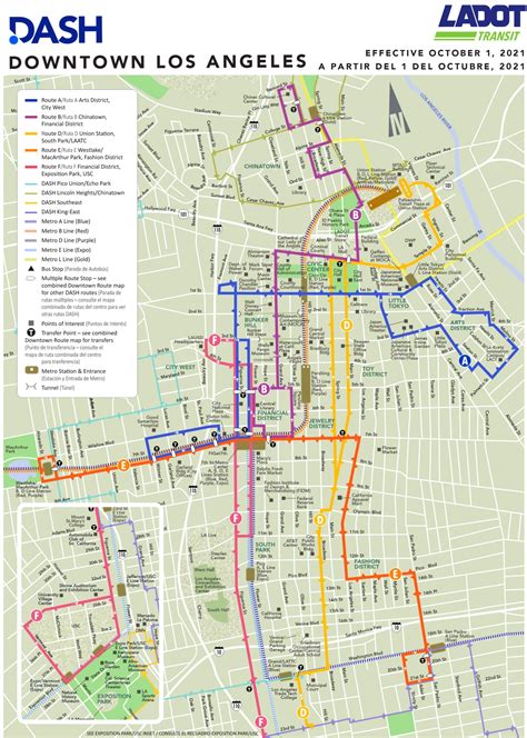 Downtown Los Angeles Map