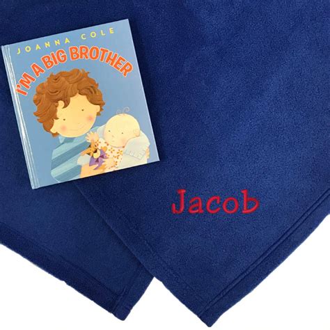 Big Brother Book and Blanket Gift Set