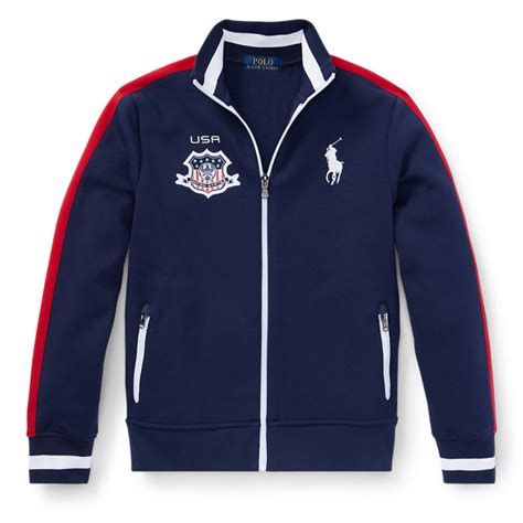 USA Double-Knit Track Jacket for Children | Ralph Lauren® IN