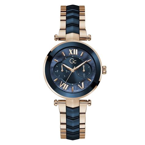 Buy GC Women Illusion Blue Round Dial Analog Watch - Y92006L7MF (M) Online