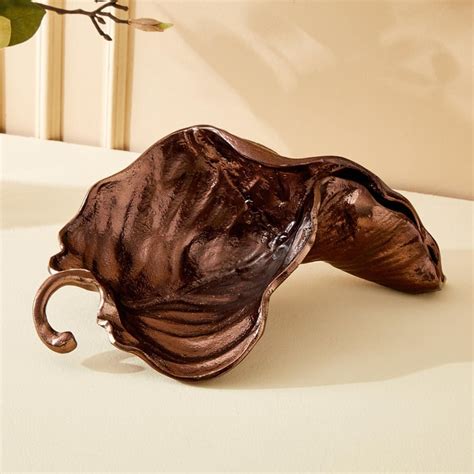 Buy Eternity Vogue Tuba Metal Leaf Table Accent from Home Centre at ...