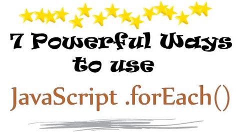 Image result for For Each Mehtod in JavaScript Examples