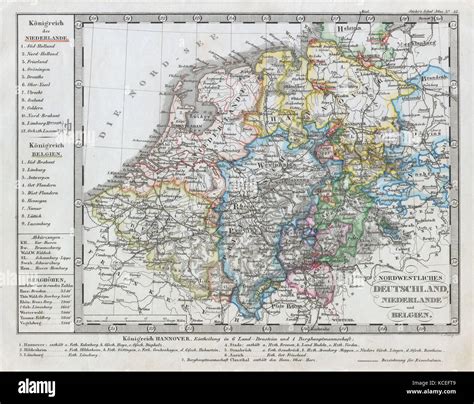 Stieler map of holland hi-res stock photography and images - Alamy