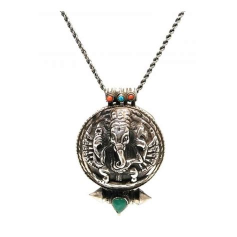 92.5 STERLING SILVER GANESHA PENDANT FOR GIRLS