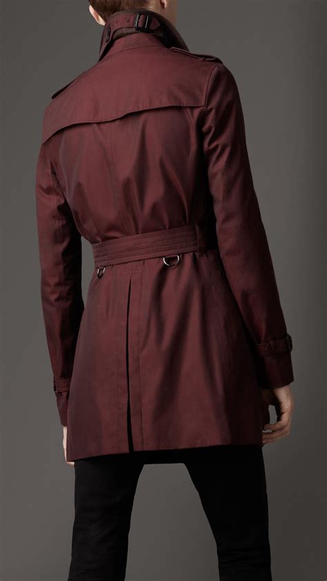 Red Trench Coat Men