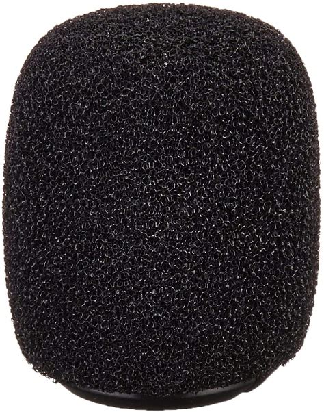 Shure RK183WS Black Snap-Fit Foam Windscreens for MX183 MX184 MX185 ...