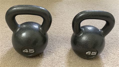 New MARCY Hammertone 45 pound / 20 kg kettlebell KB kettle bells pair ...