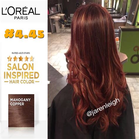 Loreal Mahogany Hair Color