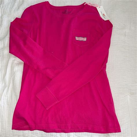 Vineyard Vines Women's Pink Shirt | Depop